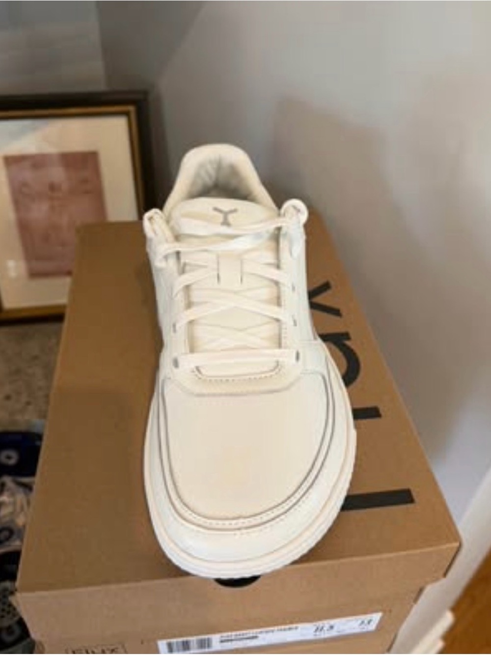 Flux Adapt White Leather Trainer